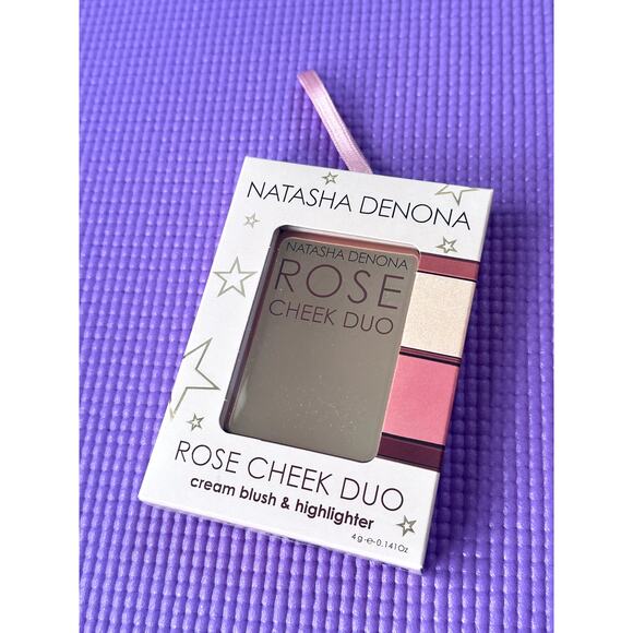 Natasha Denona Rose Cheek Duo Cream Blush & Highlighter NEW Holiday Set - Picture 1 of 3